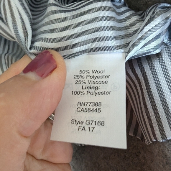 J. Crew wool blend gray blazer sz 4 - Picture 8 of 8